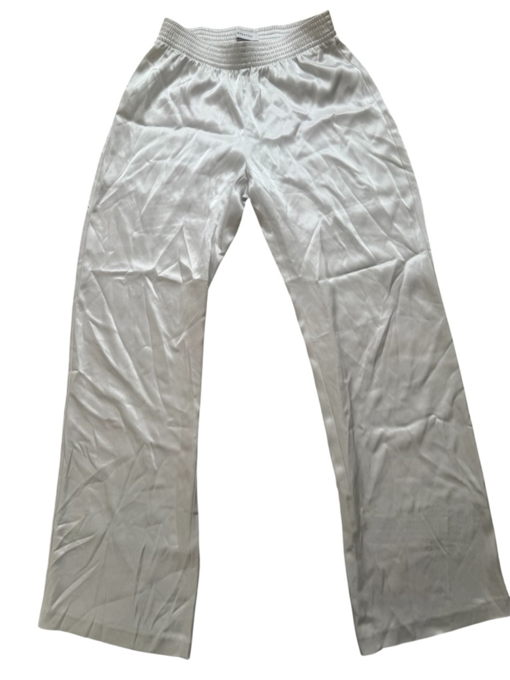 Babaton Wide Leg Cream Pants